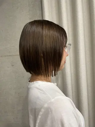 ミディアム カラー 表参道🌿赤み消し カラー/チナツのヘアスタイル