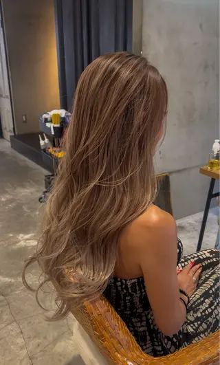 ロング カラー 海外デザイン🇺🇸 石渡諒太のヘアスタイル