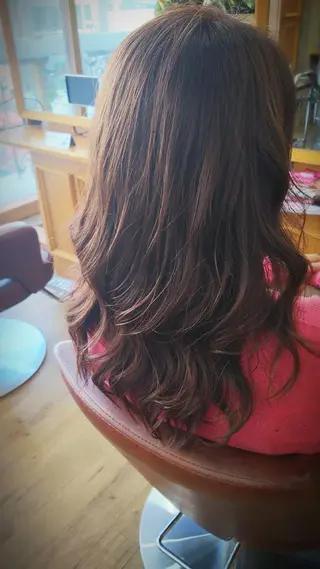 セミロング 【hunch】 ayakaのヘアスタイル