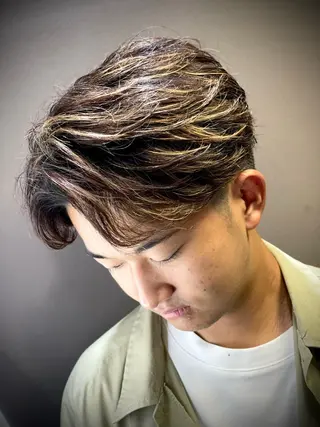 ショート メンズ 浅見 天翔のヘアスタイル