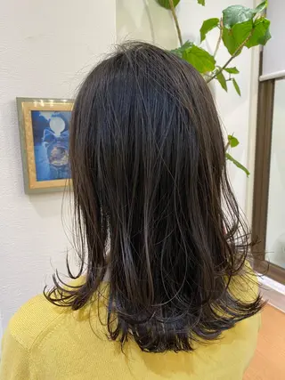 ミディアム 顔周り/ブリーチなし /縮毛矯正🫧伊勢のヘアスタイル