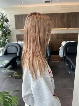 ミディアム カラー 韓国ヘア 店長NEGIのヘアスタイル