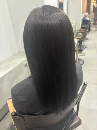 セミロング カラー 佐古 里美華のヘアスタイル