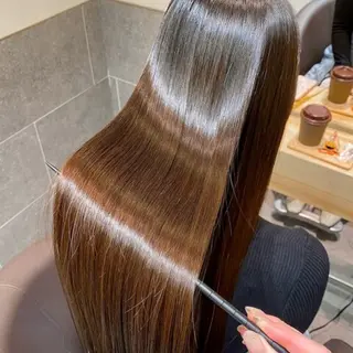 ロング BISCO hair 小西冬馬 縮毛矯正のヘアスタイル