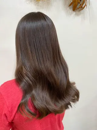 ロング 韓国ヘア 🤍中西麻友🤍のヘアスタイル