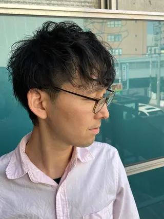 ショート カラー パーマ ヘアアレンジ メンズ キッズ ネイル マツエク・マツパ アイブロウ 久木原 ゆりのヘアスタイル