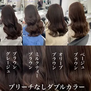 カラー ミルクティー・透明感 🏹REN🏹のヘアスタイル