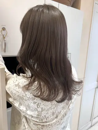 ミディアム カラー 🎀やわらかカラー/ 艶カラー/よこやまのヘアスタイル