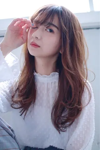 ロング カラー パーマ ヘアアレンジ TOPstylist ✂️フセケイタ✂️のヘアスタイル