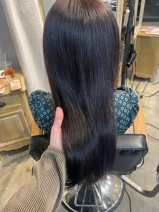 ロング カラー 顔周りカット 🎀サヤカ🎀のヘアスタイル