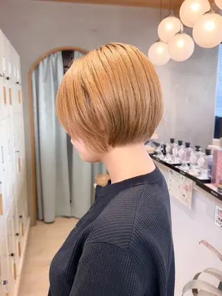 ショート カラー 巻ける縮毛矯正✨ ボブ/ショートともきのヘアスタイル