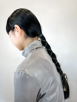 ロング 栗本 博史のヘアスタイル