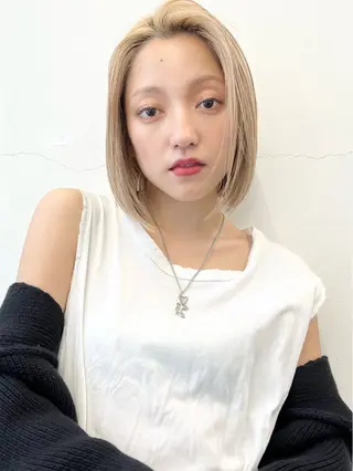 ミディアム カラー HARU//原宿🤍 リピート率NO.1のヘアスタイル