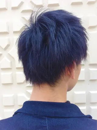 ショート カラー メンズ memento 斎藤大覚のヘアスタイル