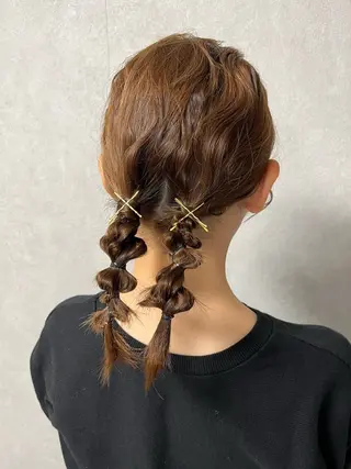 セミロング ヘアアレンジ MIKOTO/マンツ ーマン/髪質改善🤎のヘアスタイル