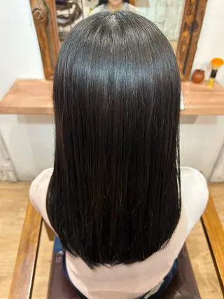 ロング カラー 今村 茜のヘアスタイル