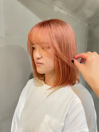 ミディアム 柴田美育/ カットモデル募集のヘアスタイル