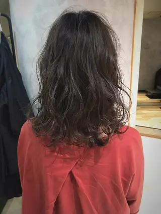 セミロング カラー 松村 崇弘のヘアスタイル