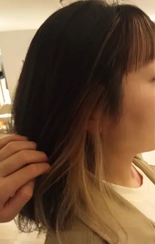 ミディアム カラー 髪質改善カラー/ボブ 🌻Mutsumiのヘアスタイル