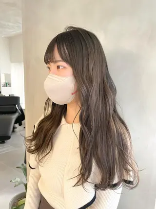 ロング カラー 🪞透け感&韓国ヘア 🪞honokaのヘアスタイル