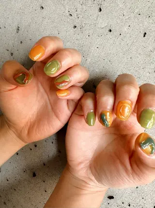 ネイル 長谷川 奈緒美のネイルデザイン