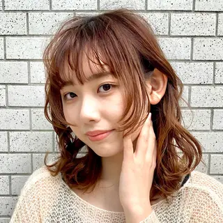 セミロング 髪質改善 /市村 優音のヘアスタイル