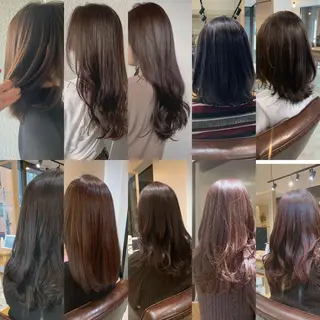 ミディアム 鈴木 梓のヘアスタイル