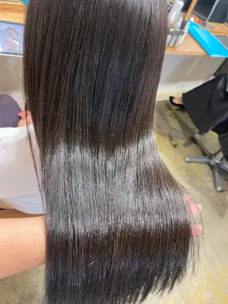 セミロング カラー 和歌山髪質改善 那須優太のヘアスタイル
