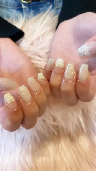 ネイル crystal ⭐︎ colorのネイルデザイン