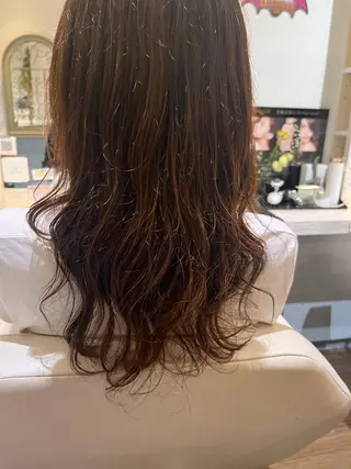 ロング 福本 好子のヘアスタイル
