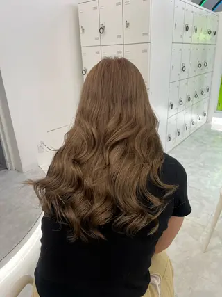 セミロング カラー 韓国トレンドカット カラー🤍しゅうじのヘアスタイル