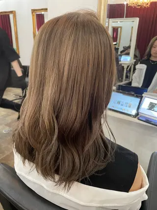 ミディアム amphihair 高橋祐也のヘアスタイル
