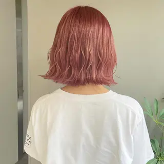 ミディアム ♡透明感/艶カラー/ M a I ♡のヘアスタイル