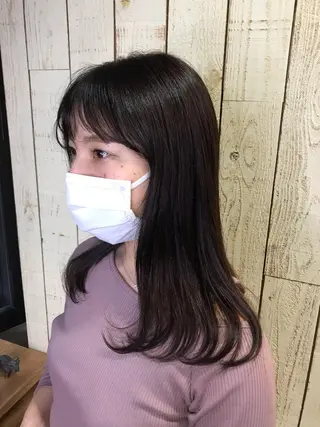 セミロング 福田 ジュンキのヘアスタイル