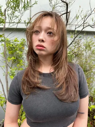 ロング カラー カットモデル募集中 ／HARUKA🎀のヘアスタイル