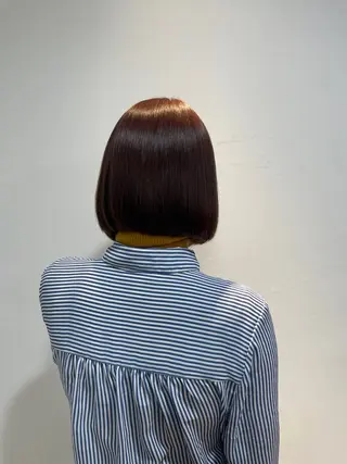 ミディアム カラー 表参道🌿赤み消し カラー/チナツのヘアスタイル