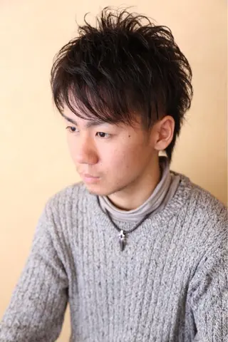 ショート メンズ 田中 識啓のヘアスタイル