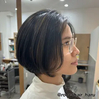 ショート ROCCA hair HARU🩵のヘアスタイル