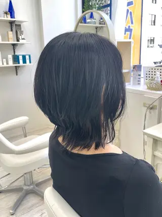 ミディアム 新籾 尚哉のヘアスタイル