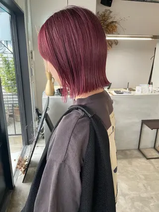 ショート カラー 山本 彩美香のヘアスタイル