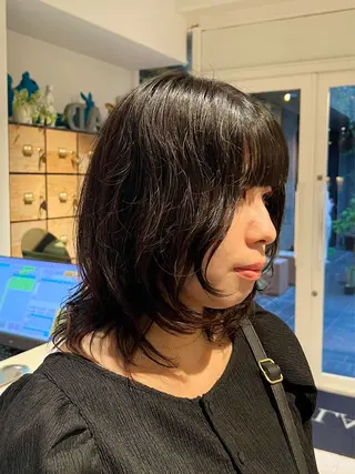 ミディアム パーマ 🐺ウルフカット特化 🐺/今川尚睦のヘアスタイル