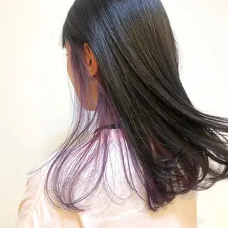 ロング カラー 尾籠 美幸 (オゴモリ ミユキ)のヘアスタイル