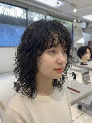 ミディアム ✂韓国レイヤー 🦋みやび🪽のヘアスタイル