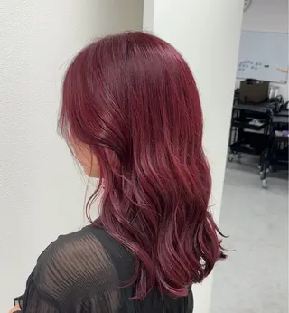 セミロング カラー 🫧韓国風透明感 ヘア🫧towaのヘアスタイル
