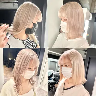 セミロング カラー ✨MiL✨ ✨心斎橋✨のヘアスタイル