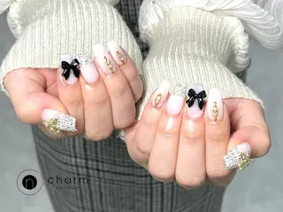 ネイル ネイルルーム チャームのネイルデザイン