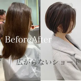 ショート 渋谷レイヤーカット❌ 縮毛矯正専門/武田涼のヘアスタイル