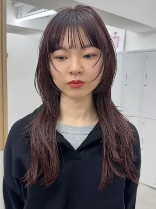 ロング カラー newi fhami 吉祥寺のヘアスタイル