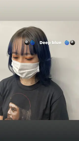 ミディアム カラー パーマ ヘアアレンジ メンズ キッズ ネイル マツエク・マツパ 透明感カラー・レイヤ ー🎀amika🎀のヘアスタイル