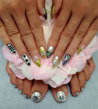 ネイル 🩵池袋heart nail🩵のネイルデザイン